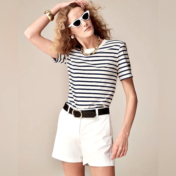 J. Crew Pants - J.Crew - Stunning White Classic Chino Shorts 7" - BNWT!